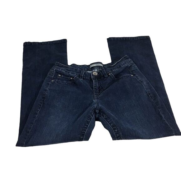 Lee Secretly Slender Jeans Womens Size 4 Petite Platinum Label  Dark Wash Denim - Picture 8 of 9